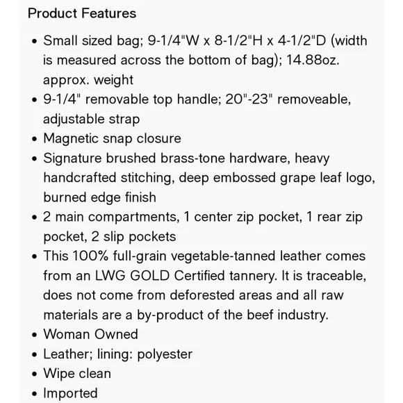 PATRICIA NASH Ledra Floral Tan Leather Strap Bucket Crossbody Bag - Picture 9 of 9